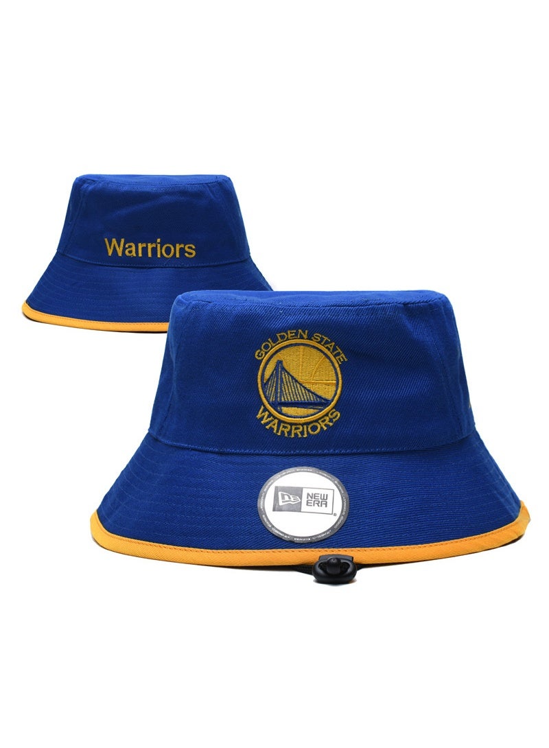 NEW ERA x Golden State Warriors Blue & Yellow Bucket Hat